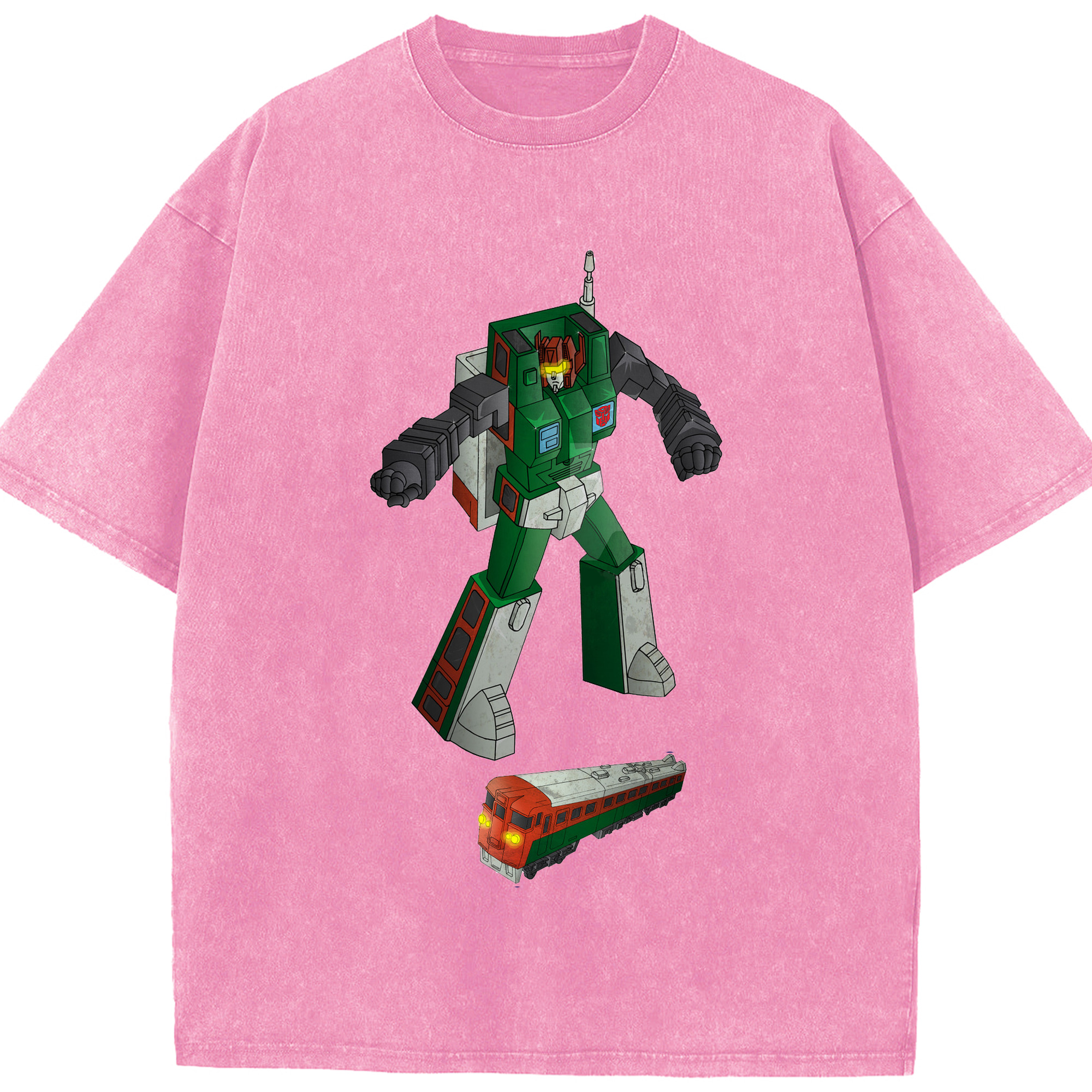 （画像用）  綿100% ヴィンテージ風 半袖Tシャツ（フロントプリント）
